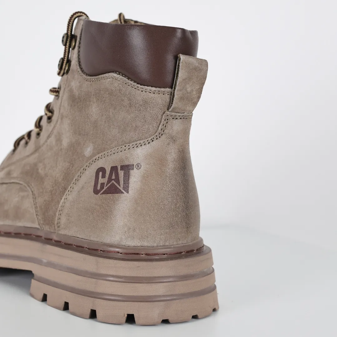 Copywriting price 💰620 Core recommendation Good price CAT Carter tough guy bulldozer brand classic versatile outdoor casual rhubarb boots series Guangdong factory quality 25ss autumn and winter new style Perennial fashion trend matching The fabric is imported from Italy frosted cowhide All shoes are made of genuine cowhide materials from outsole to hardware are made from OEM raw materials Good products do not kill pigs First order quality is strictly controlled Full set of official website unified packaging Special for cold protection and outdoor use this winter Daily casual matching, a must-have for stylish men. Size: 38 39 40 41 42 43 44 (one size larger)